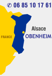 Plan de situation 67230 Obenheim Alsace